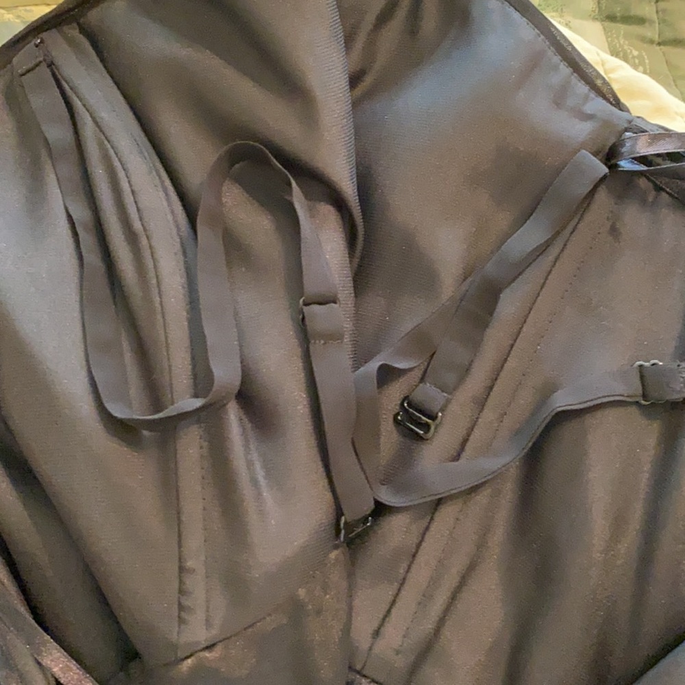 NWT WHBM Black Cocktail Dress 4 - Picture 5 of 8